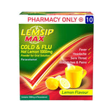 Lemsip Max Cold & Flu Hot Lemon 1000mg 10 Pack