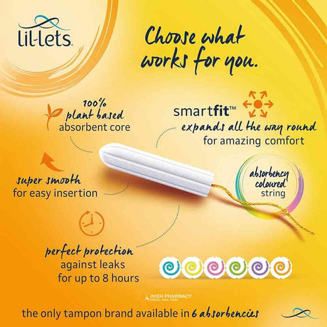 Lil-lets Smart Fit Regular Tampons 32 Pack
