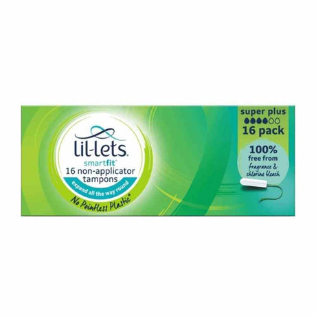 Lil-lets Smart Fit Tampons Super Plus 16 Pack – for everyday women's health and wellbeing