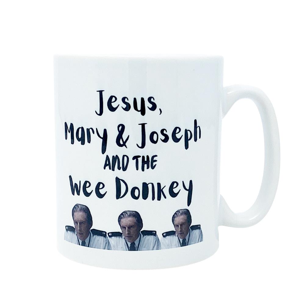 Jesus Mary & Joseph And The Wee Donkey Mug