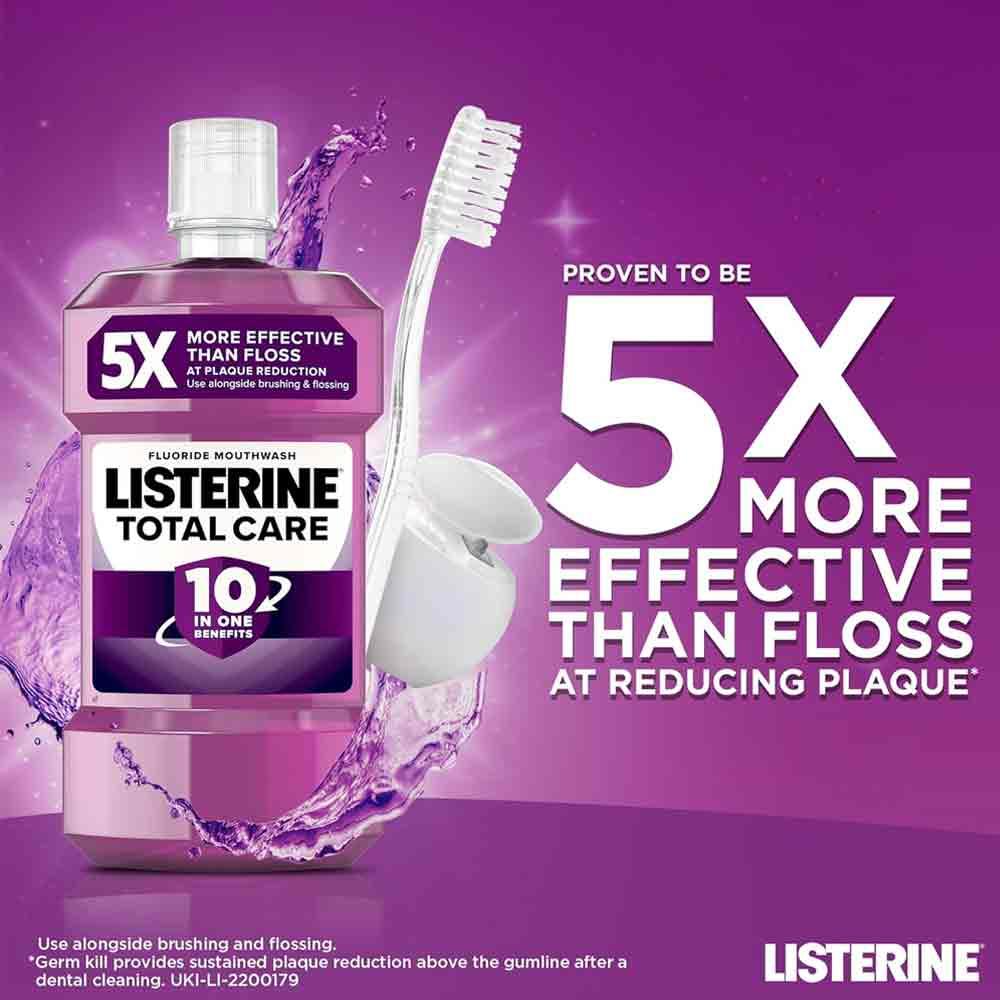 Listerine Total Care Clean Mint Mouthwash 95ml