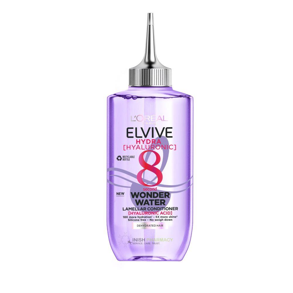 L'Oreal Elvive Hydra Hyaluronic 8 Second Wonder Water with Hyaluronic Acid for Dehydrated Hair 200ml by L'Oréal