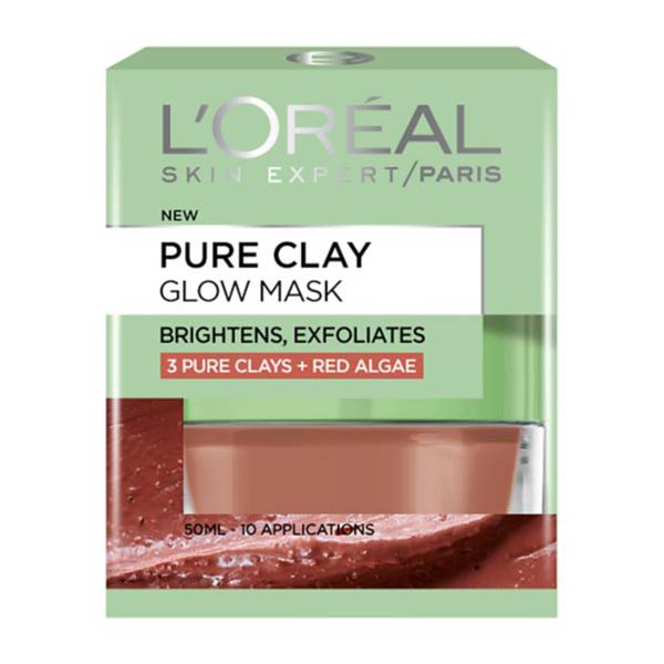 L'Oreal Pure Clay Glow Mask 50ml