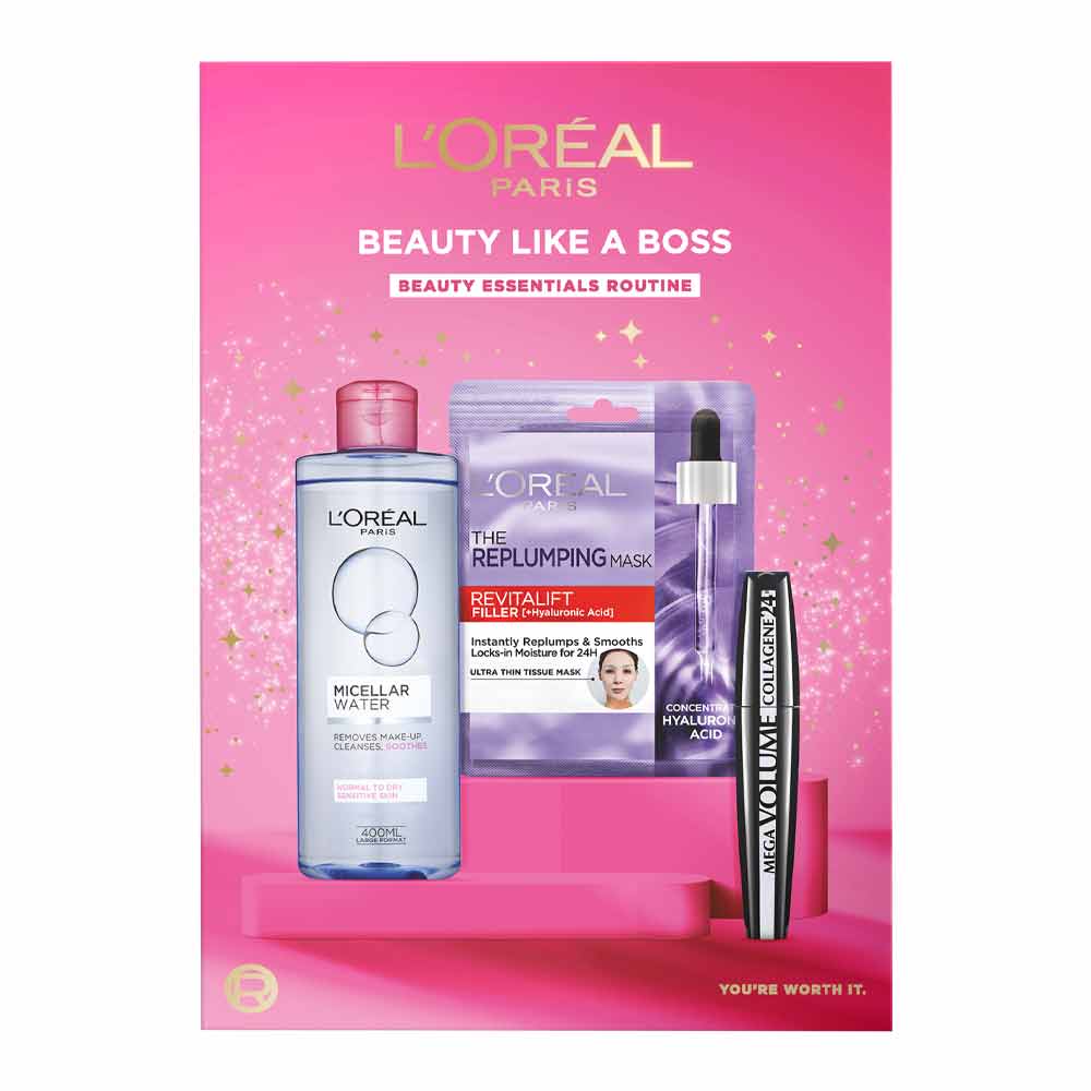 L'Oréal Paris Hyaluronic Beauty like a BOSS Gift Set
