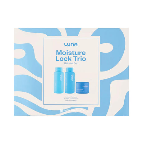 LUNA Professional Moisture Lock Trio Haircare Set – for deeply moisturised and manageable hair
