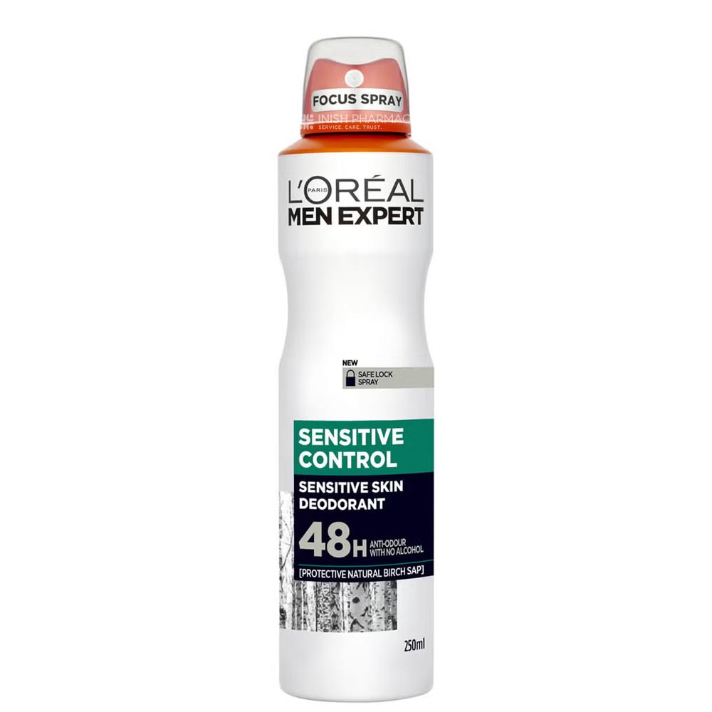 L'Oreal Men Expert Derma Control Deodorant Spray 250ml – for healthy, well-nourished hair