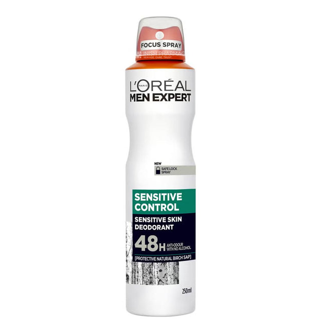 L'Oreal Men Expert Derma Control Deodorant Spray 250ml – for healthy, well-nourished hair