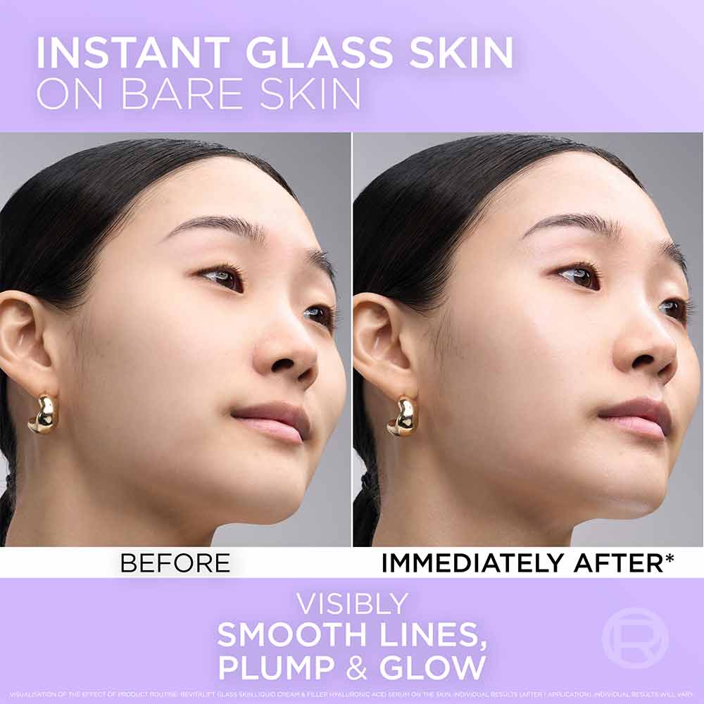 L'Oreal Paris Revitalift Filler Glass Skin Liquid Cream