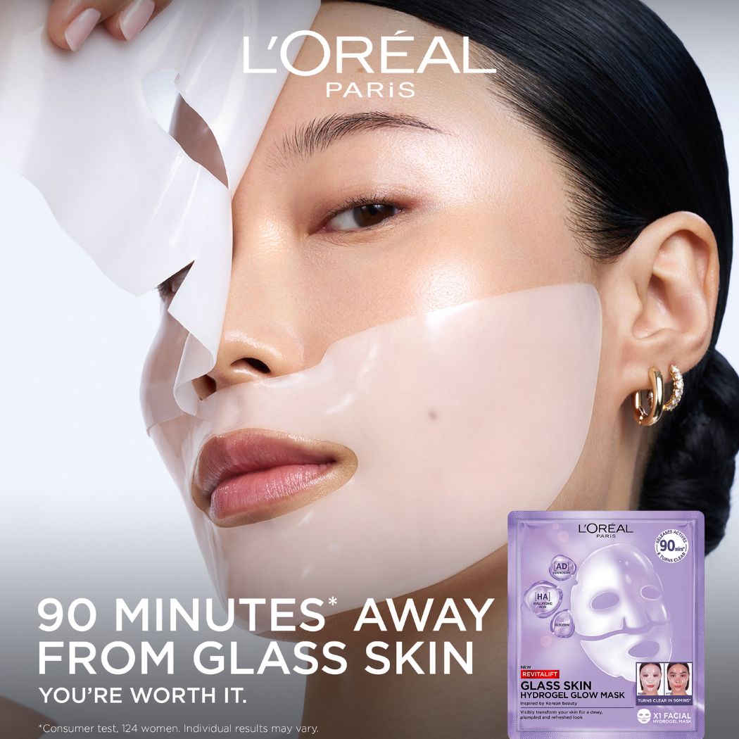 L'Oreal Paris Revitalift Filler Glass Skin Mask