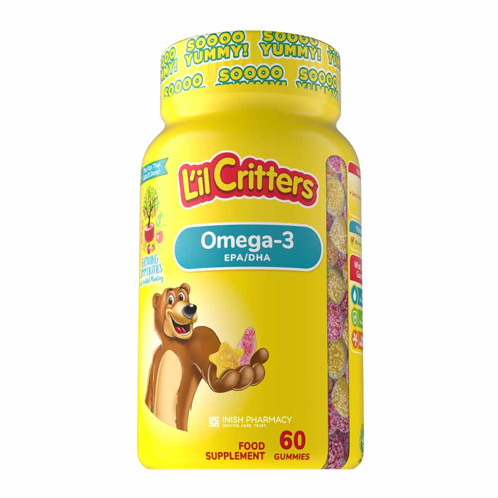 L'il Critters Omega-3 Gummy Fish 60 Pack