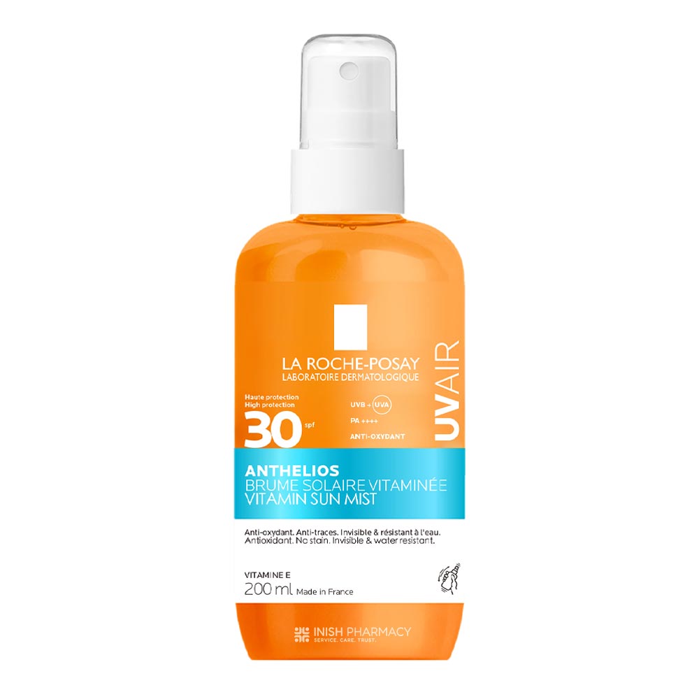 La Roche Posay Anthelios UVAIR Vitamin Sun Mist SPF30 200ml – moisturises skin with SPF protection