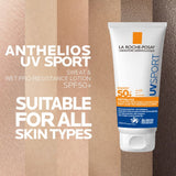 La Roche Posay Anthelios UVSPORT Wet Skin Invisible Lotion SPF50 200ml