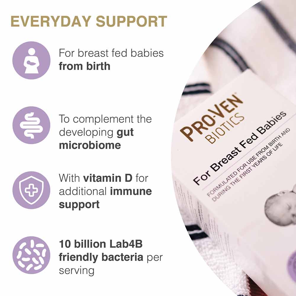 Pro-Ven Probiotics Lactobacillus & Bifidus For Breast Fed Babies 30 Pack