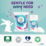 Lil-lets Baby Cotton Wool Oval Pads 50 Pack