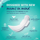 Lil-lets Maternity Maxi Pads with Wings 10 Pack