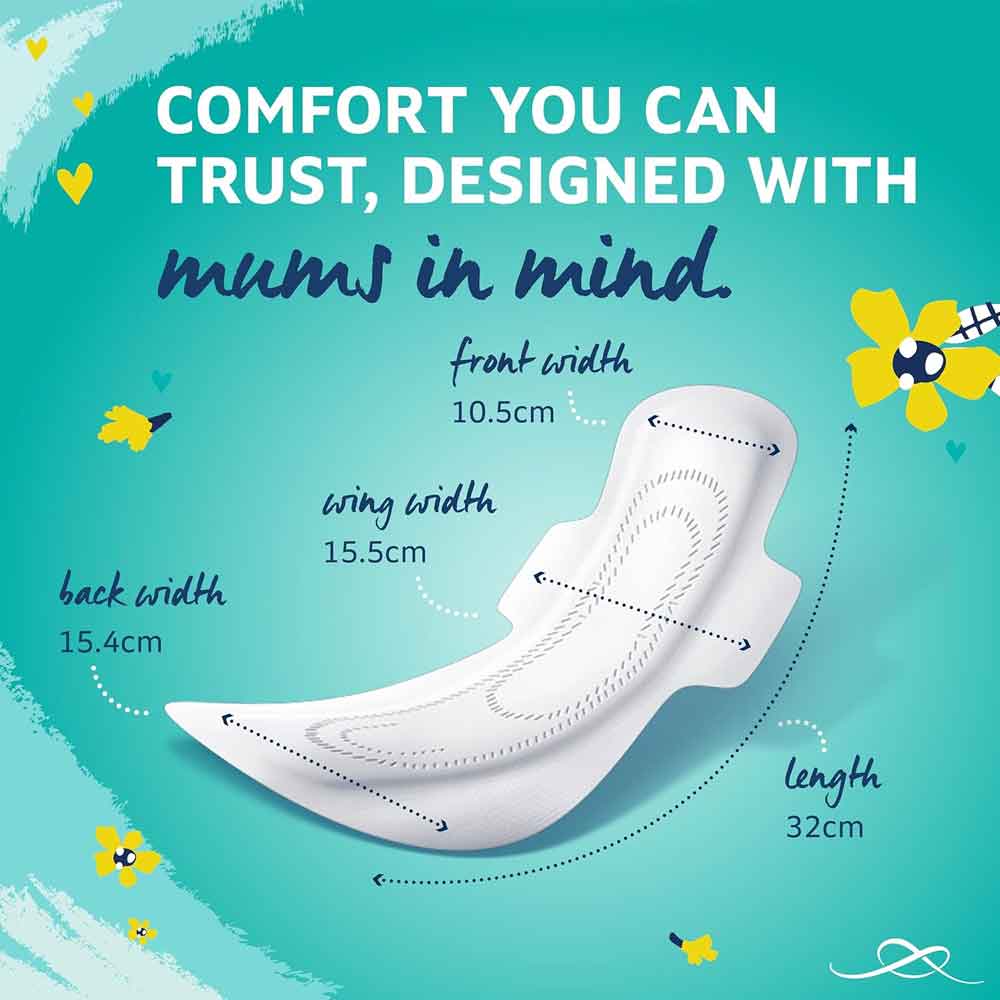 Lil-lets Maternity Ultra Thin Pads with Wings 12 Pack