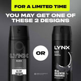 Lynx Body Spray Black 150ml Twin Pack