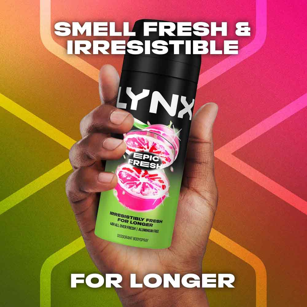 Lynx Deodorant Body Spray Epic Fresh 150ml