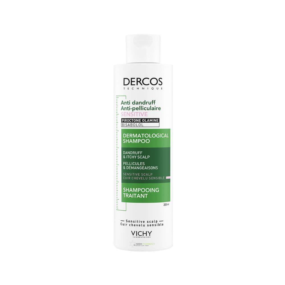 Vichy Dercos Anti Dandruff & Itchy Scalp Shampoo For Sensitive Scalps 200ml