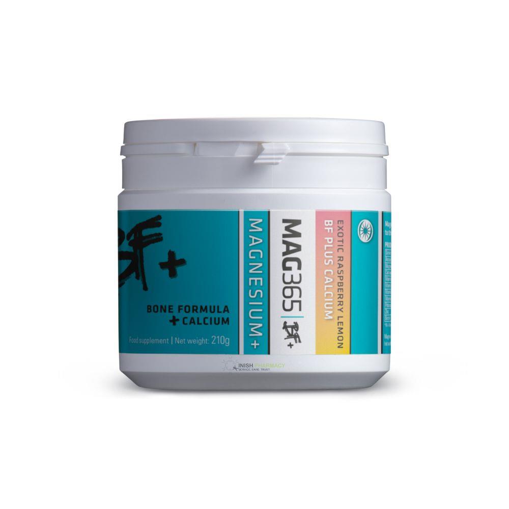 MAG365 Magnesium BF Bone Formula Plus Calcium Exotic Raspberry Lemon 210g
