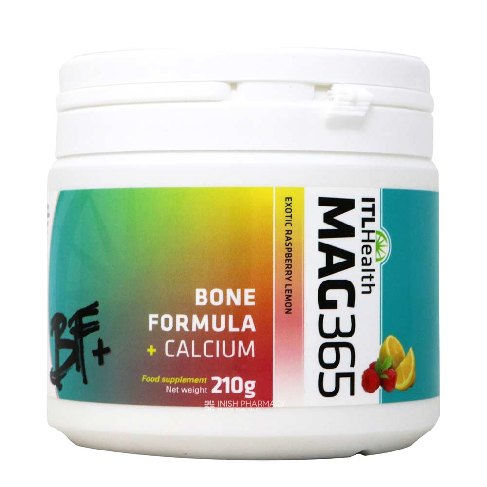 MAG365 Magnesium BF Bone Formula Plus Calcium Exotic Raspberry Lemon 210g