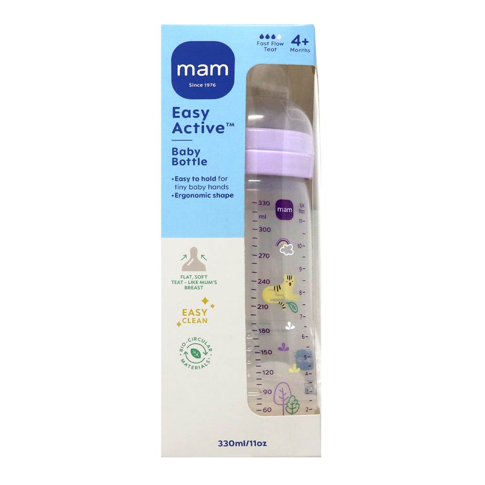 MAM Easy Active Baby Bottle 330ml 4+Months Lilac