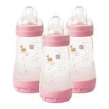 MAM Easy Start Anti-Colic Bottle 2m+ 260ml Pack of 3 Pink