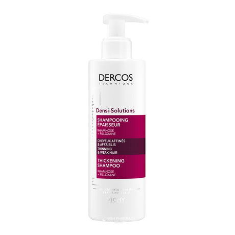 Vichy Dercos Densi Hair Thickening Shampoo With Rhamnose and Filloxane 250ml – adds thickness and body to fine hair