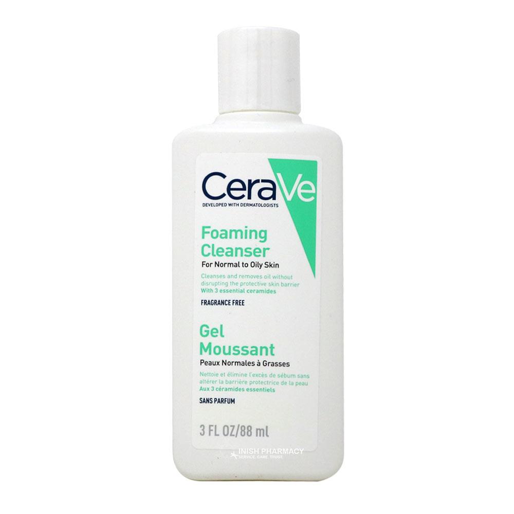 CeraVe Travel Size Foaming Cleanser for Oily Skin 88ml