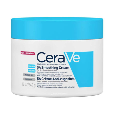 CeraVe SA Smoothing Cream 340g – moisturises and protects skin daily