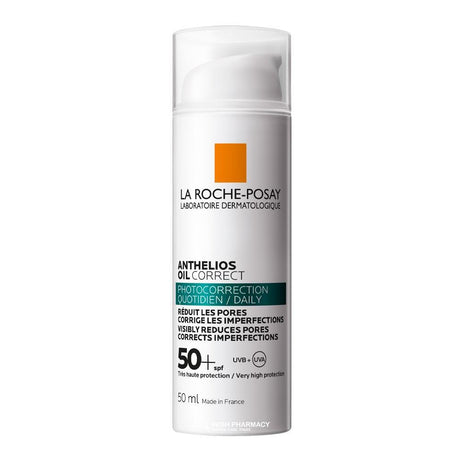 La Roche Posay Anthelios Oil Correct Daily Gel-Cream SPF50+ 50ml – broad-spectrum SPF for daily sun protection