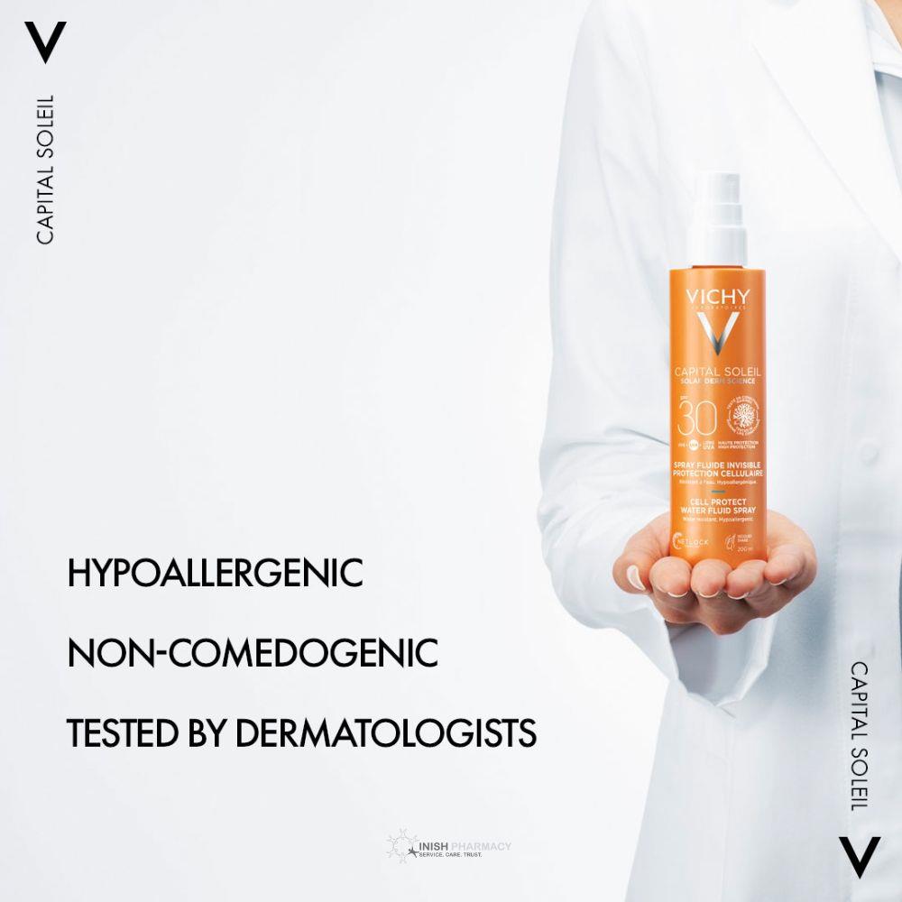 Vichy Capital Soleil Cell Protect SPF30 Water Fluid Spray 200ml