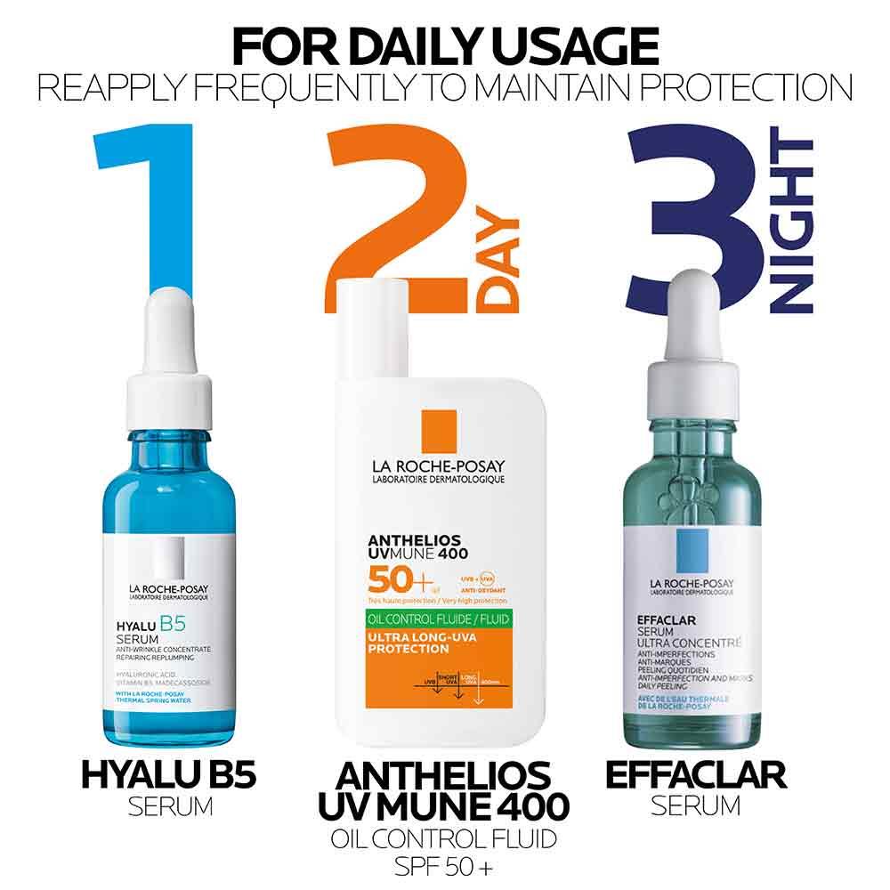 La Roche Posay Anthelios UVMune 400 Oil Control Fluid SPF50+ For Oily and Blemish Prone Skin 50ml