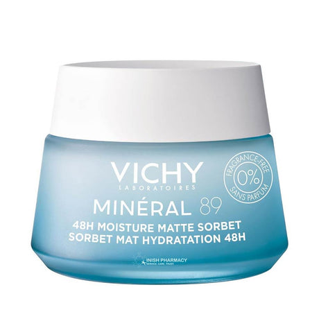 Vichy Mineral 89 24H Matte Moisture Gel – moisturises and protects skin daily