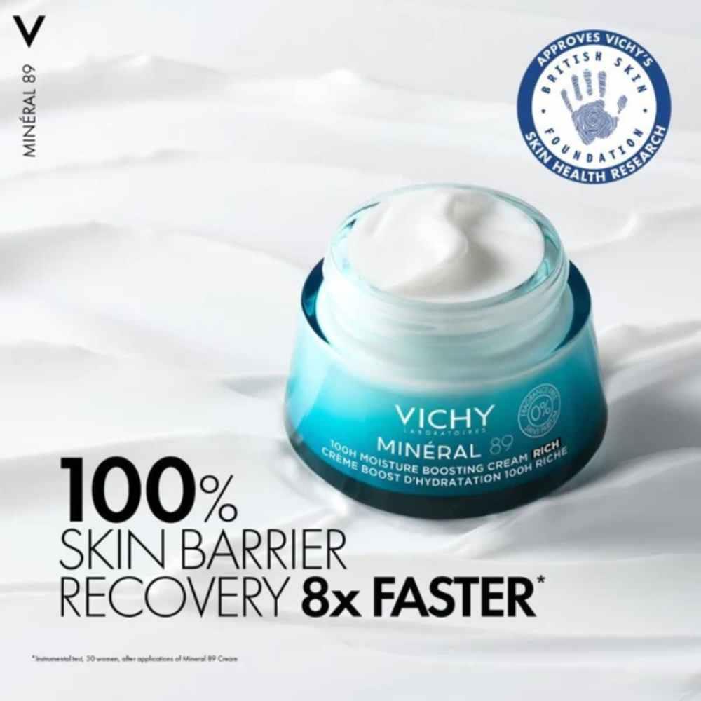 Vichy Mineral 89 100h Hydrating Rich Cream 50ml