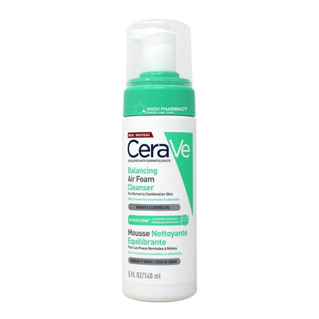 CeraVe Balancing Air Foam Cleanser 148ml – gently cleanses and refreshes skin