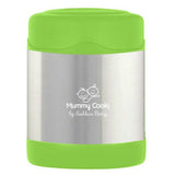 Mummy Cooks Insulated Food Flask Green 300ml