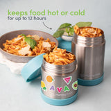 Mummy Cooks Insulated Food Flask Green 300ml