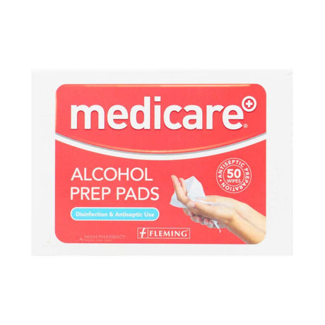 Medicare Alcohol Prep Pads 50 Pack – cleans and protects wounds