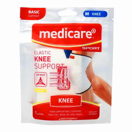 Medicare Sport Knee Support Medium – supports and stabilises the knee joint