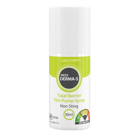 Medi Derma-S Total Barrier Film Pump Spray Non-Sting 30ml – cleans and protects wounds