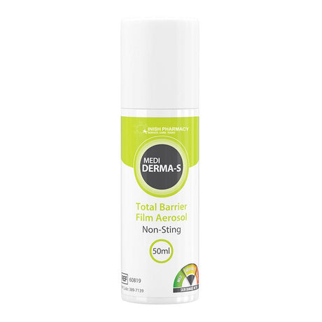Medi Derma-S Total Barrier Film Aerosol Non-Sting 50ml – cleans and protects wounds