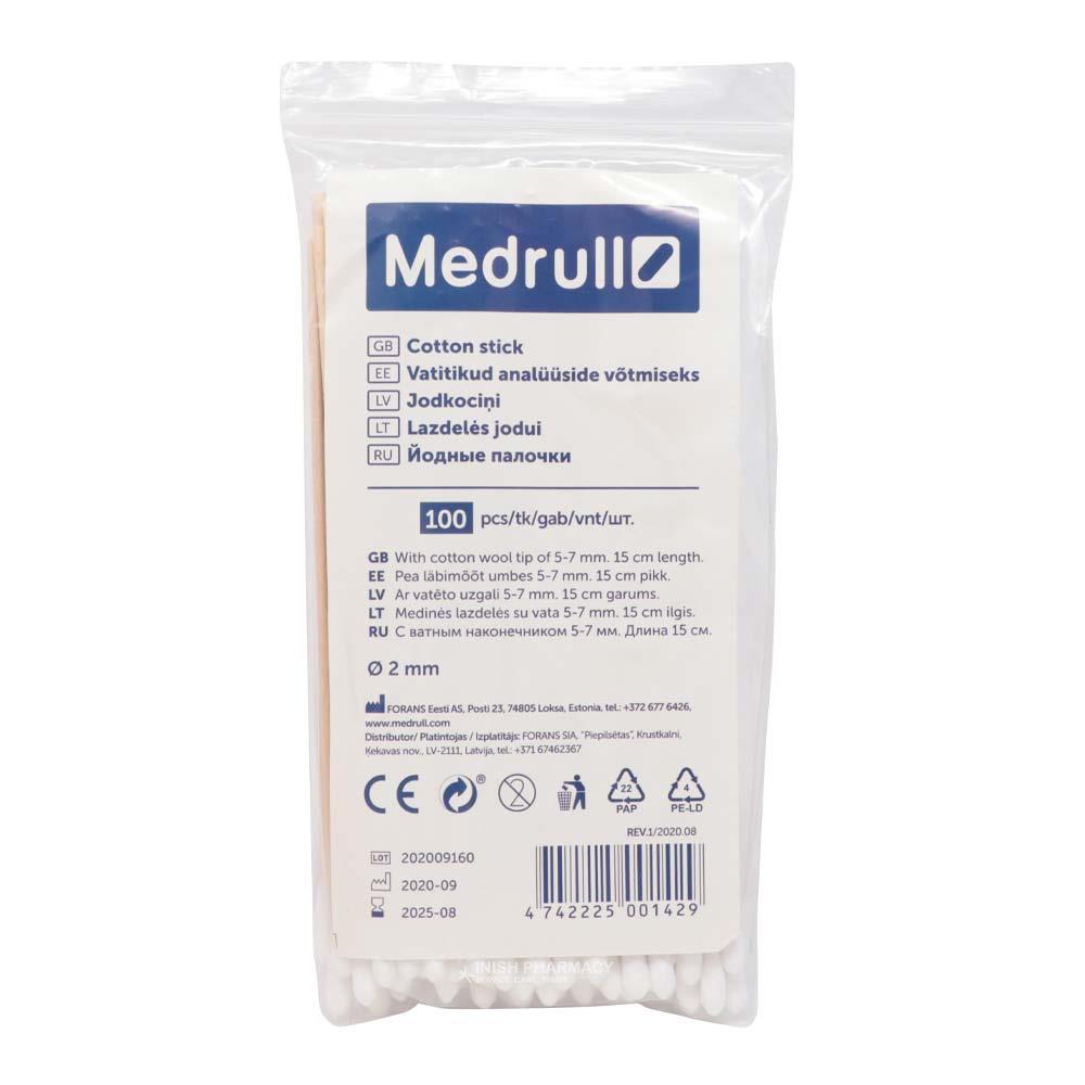 Medrull Cotton Sticks 100 Pack