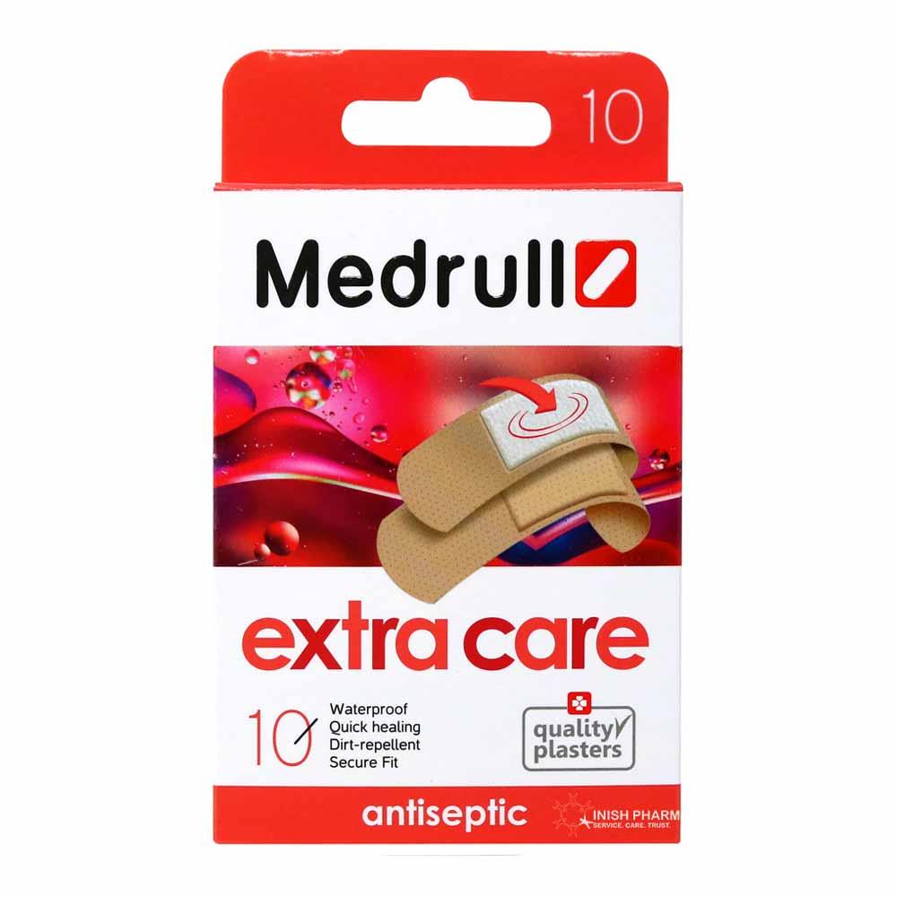 Medrull Antiseptic Extra Care Plasters 10 Pack