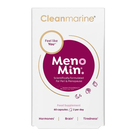 Cleanmarine MenoMin For Menopause 60 Pack – omega-3 fatty acids to support heart and brain health