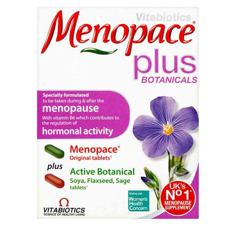 Vitabiotics Menopace Plus 56 Pack – to support everyday health and wellbeing
