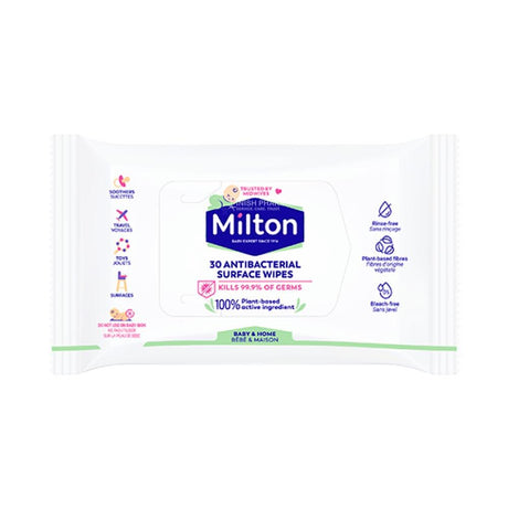 Milton Sterilising Wipes 30 Pack – a trusted essential for mother and baby care