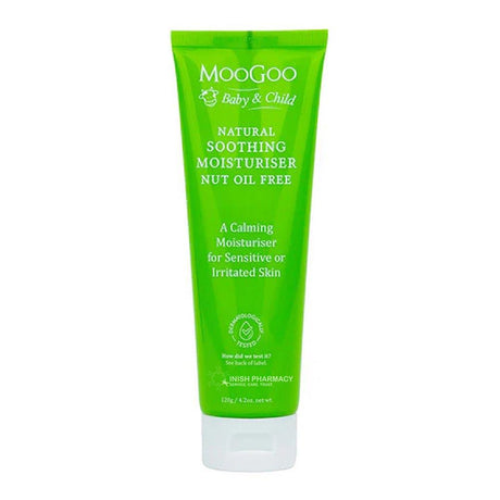 MooGoo Baby & Child Natural Soothing Moisturiser Nut Oil Free 120g – a gentle, skin-safe essential for baby care