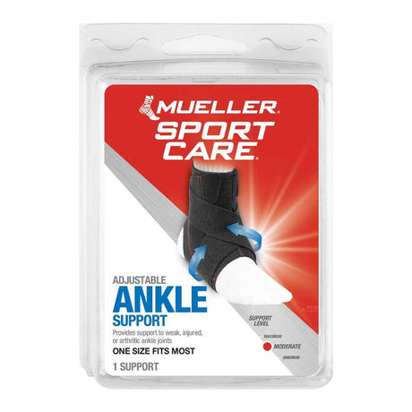 Mueller Adjustable Ankle Support – supports and protects the ankle