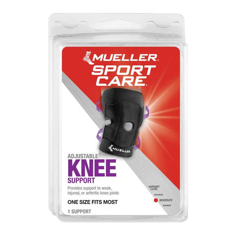 Mueller Adjustable Open Patella Knee Support – supports and stabilises the knee joint